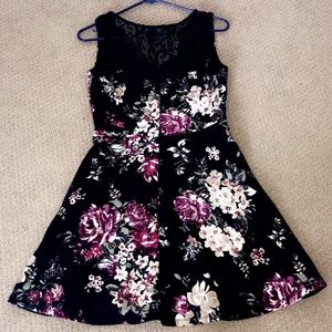 Three Pink Hearts flower dress